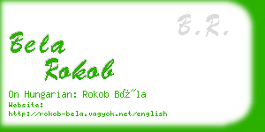 bela rokob business card